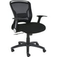 thumbnail image 1 of Lorell Flipper Arm Midback Chair 27-3/4"x28"x39-5/8" BK 59519, 1 of 6