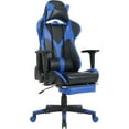 thumbnail image 1 of Lorell, LLR84388, Foldable Footrest High-back Gaming Chair, 1 Each, 1 of 7