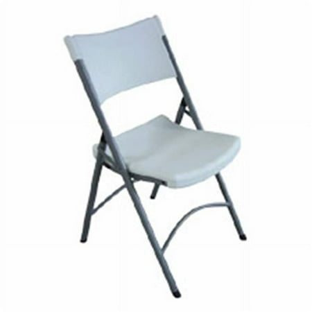 Lorell Folding Chair - Platinum - 4-CT