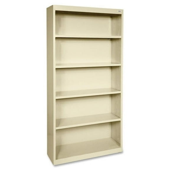 Lorell, LLR41290, Fortress Series Bookcases, 1 Each, Putty