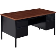 Lorell, LLR60927, Fortress Series Double-Pedestal Desk, 1 Each