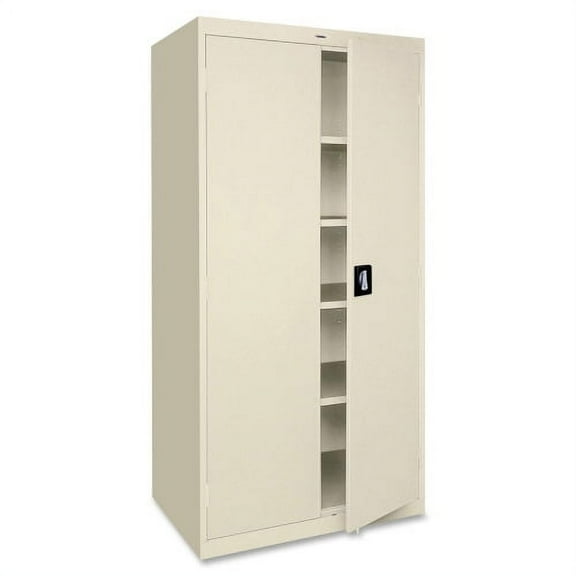 Lorell Steel Storage Cabinets 36"x18"x72" Putty 41307