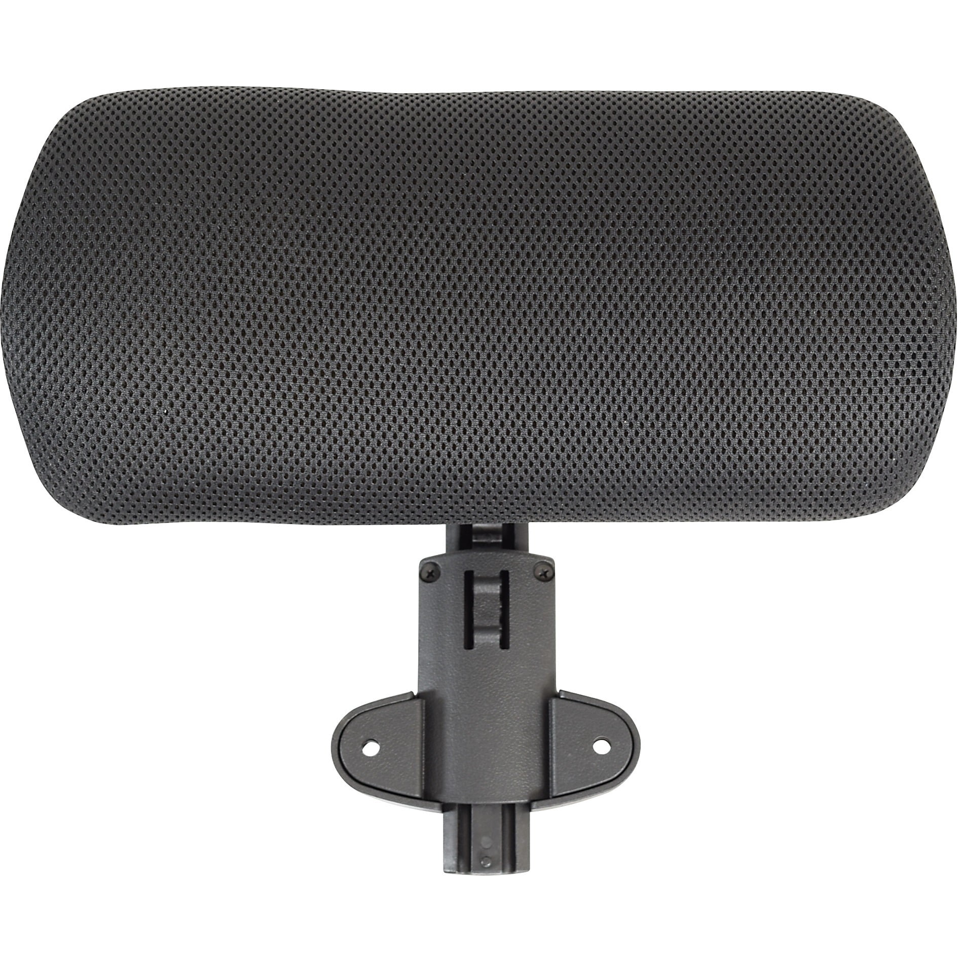 Adjustable Black Upholstered Executive Chair Headrest