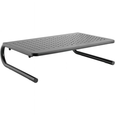 Lorell Height-Adjustable Steel Desktop Stand - 20 lb Load Capacity - 5.5" Height x 9.3" Width x 14.5" Depth - Desktop - Steel - Black | Bundle of 5 Each