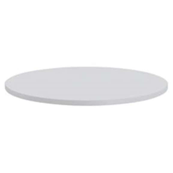 Lorell  Hospitality Table Lt. Gray Laminate Round Tabletop - Lt. Gray