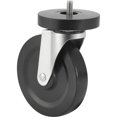 thumbnail image 1 of Lorell Industrial Shelving Caster Kit - 5" Diameter - Black - 4 / Set | Bundle of 2 Sets, 1 of 1