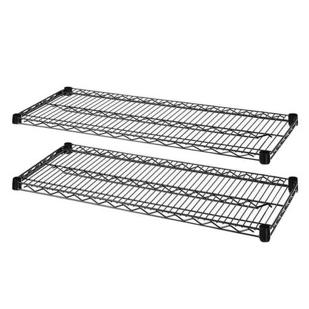 Lorell Industrial Wire Shelving 48" x 24" x 1.6" 2 x Shelf(ves