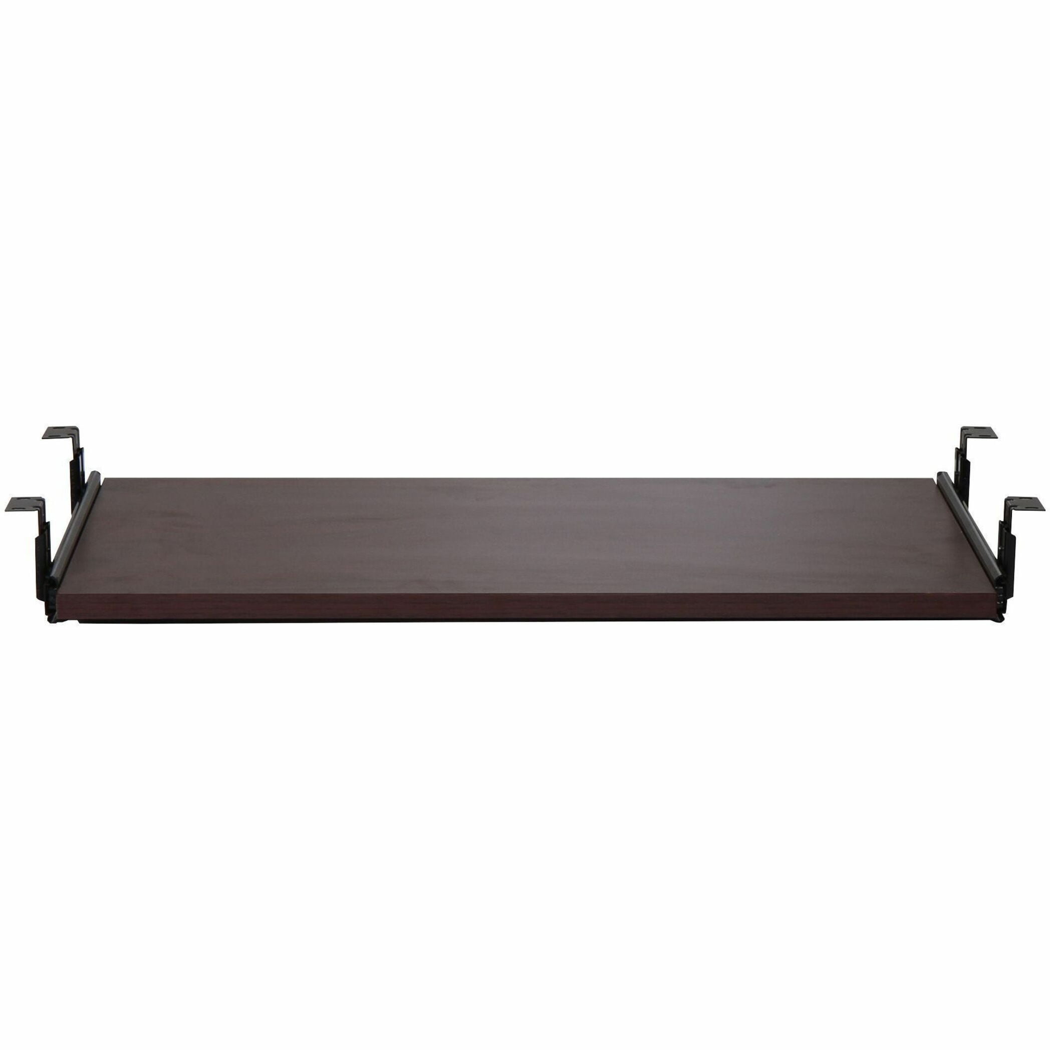 Lorell, LLR87523, Mahogany Laminate Keyboard Tray, 1, Mahogany