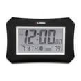 thumbnail image 1 of Lorell LCD Wall/Alarm Clock Digital - Quartz - LCD - Black Main Dial - Silver/Plastic Case, 1 of 2