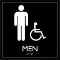 thumbnail image 1 of Lorell, LLR02659, Restroom Sign, 1 Each, Black, 1 of 12