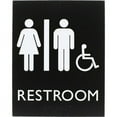 thumbnail image 1 of Lorell, LLR02664, Restroom Sign, 1 Each, Black, 1 of 4