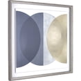 thumbnail image 1 of Lorell, LLR04474, Circle Design Framed Abstract Art, 1 Each, Gray,Yellow, 1 of 2