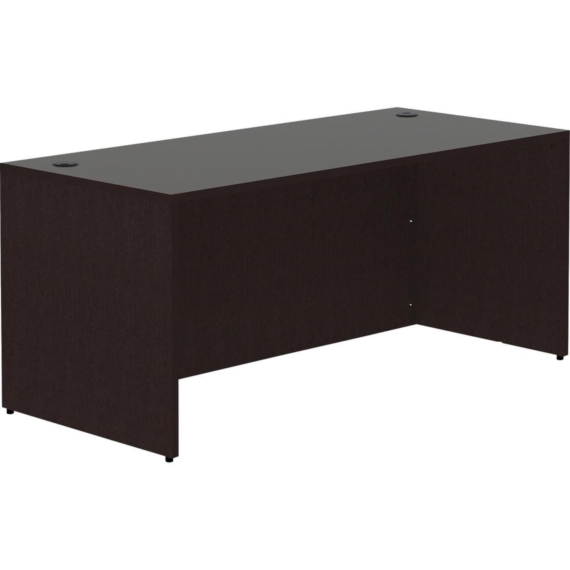 Expres Desk Shell Lorell Espresso Laminate Desk - 66