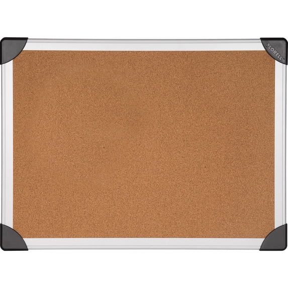 Lorell, LLR19191, Mounting Aluminum Frame Corkboards, 1 Each