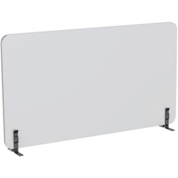 Lorell LLR25961 48 in. Acoustic Desktop Privacy Screen Panel, Light Gray