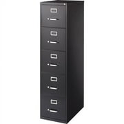 Lorell, LLR48498, Commercial Grade Vertical File Cabinet, 1 Each, Black