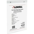 thumbnail image 1 of Lorell, LLR49209, Wall-Mounted Sign Holder, 1 / Pack, Clear, 1 of 7