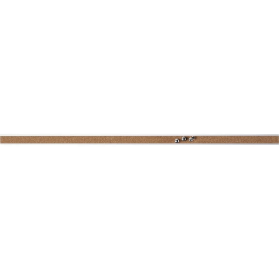 Lorell, LLR49535, Cork Strip Bulletin Bar, 1 Each