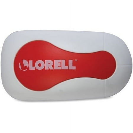 (2 pack) (2 Pack) Lorell, LLR52559, Rare Earth Magnet Board Eraser, 1 Each, Red,White