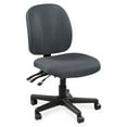 thumbnail image 1 of Lorell, LLR53101, Mid-back Task Chair without Arms, 1 Each, Gray, 1 of 2