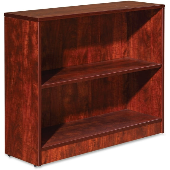 Lorell, LLR59511, Essentials Series Cherry Laminate Bookcase, 1 Each