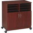 thumbnail image 1 of Lorell, LLR60266, 2-Door Mobile Machine Stand with Sorter, 1 Each, Mahogany, 1 of 1