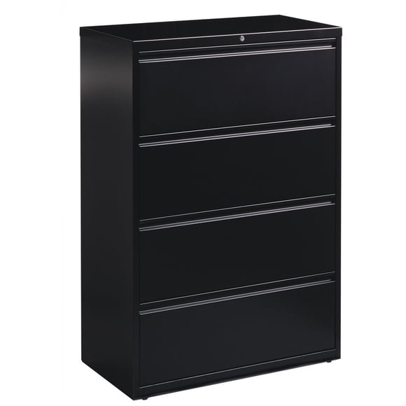 Lorell, LLR60553, Lateral Files, 1 Each, Black