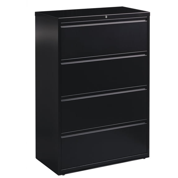 Lorell, LLR60553, Lateral Files, 1 Each, Black