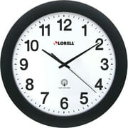 Lorell, LLR60997, 12 Round Radio Controlled Wall Clock, 1