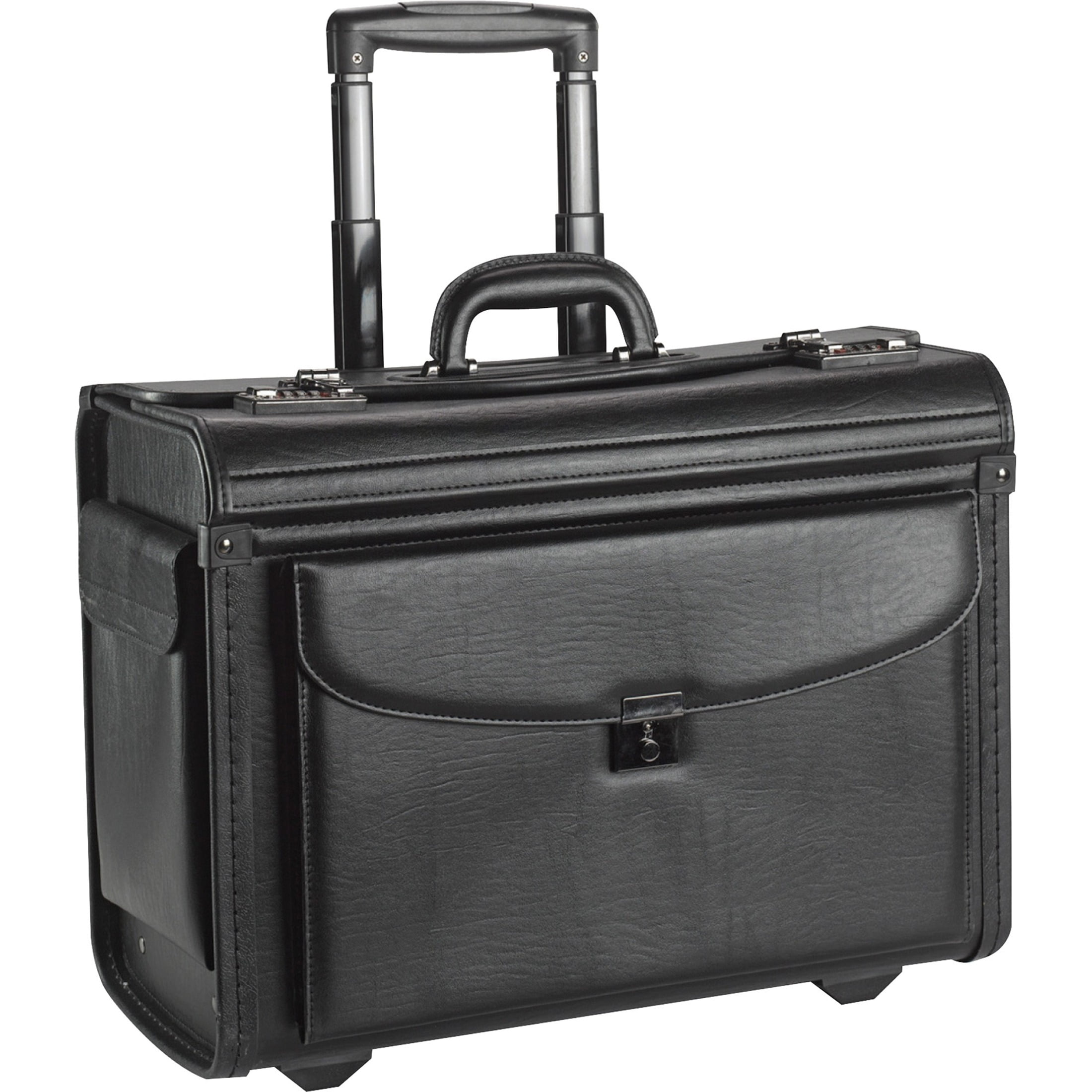 Lorell, LLR61612, Rolling Laptop Catalog Case, 1, Black