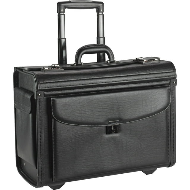 Lorell, LLR61612, Rolling Laptop Catalog Case, 1, Black