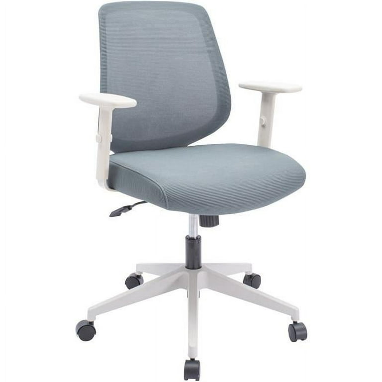 NuSparc Mid-Back Task Chair - Fabric Back - Mid Back - 5-star Base - Gray - Armrest - 1 Each NuSparc Mid-Back Task Chair - Fabric Back - Mid Back - 5-star Base - Gray - Armrest - 1 Each