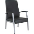 thumbnail image 1 of Lorell LLR67011 High-Back Healthcare Guest Chair, Black, 1 of 7