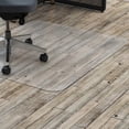 thumbnail image 1 of Lorell, LLR69707, Hard Floor Rectangler Polycarbonate Chairmat, 1 Each, Clear, 1 of 8