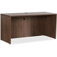 thumbnail image 1 of Lorell, LLR69970, Essentials Series Walnut Credenza Shell, 1 Each, 1 of 6
