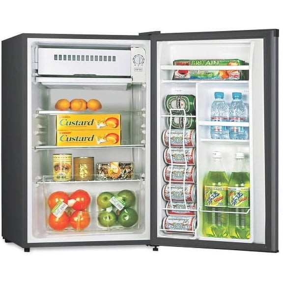 Lorell, LLR72313, 3.2 cubic foot Compact Refrigerator, 1 Each, Black