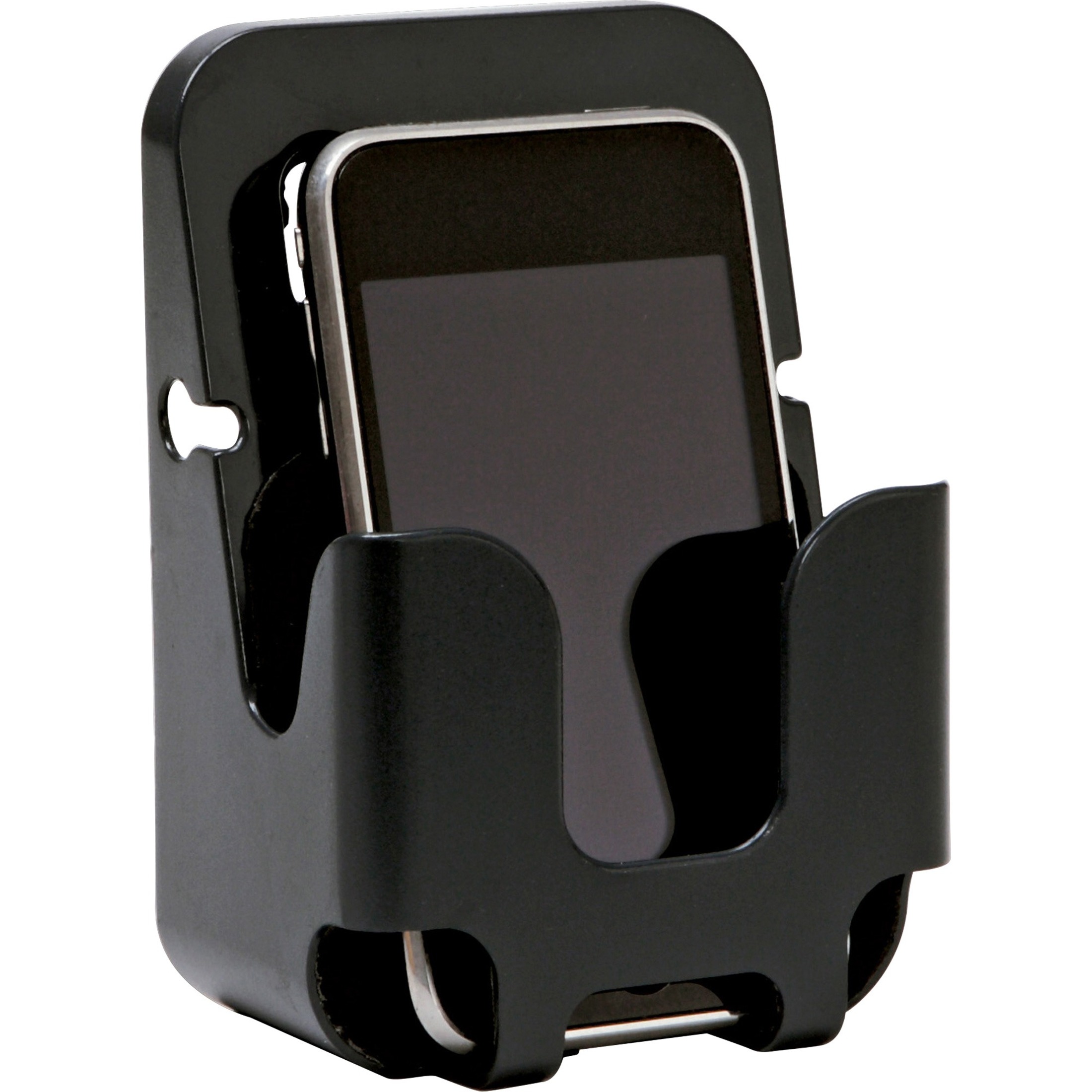 Lorell, LLR80672, Cubicle Wall Recycled Cell Phone Holder, 1 Each, Black - image 1 of 2