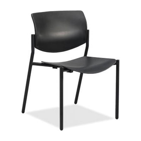 Lorell, LLR83113, Stack Chairs with Molded Plastic Seat & Back, 2 / Carton