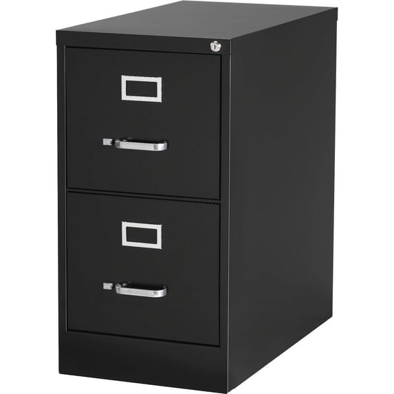 Lorell, LLR88034, Fortress Series 28.5'' Letter-size Vertical Files, 1 Each, Black
