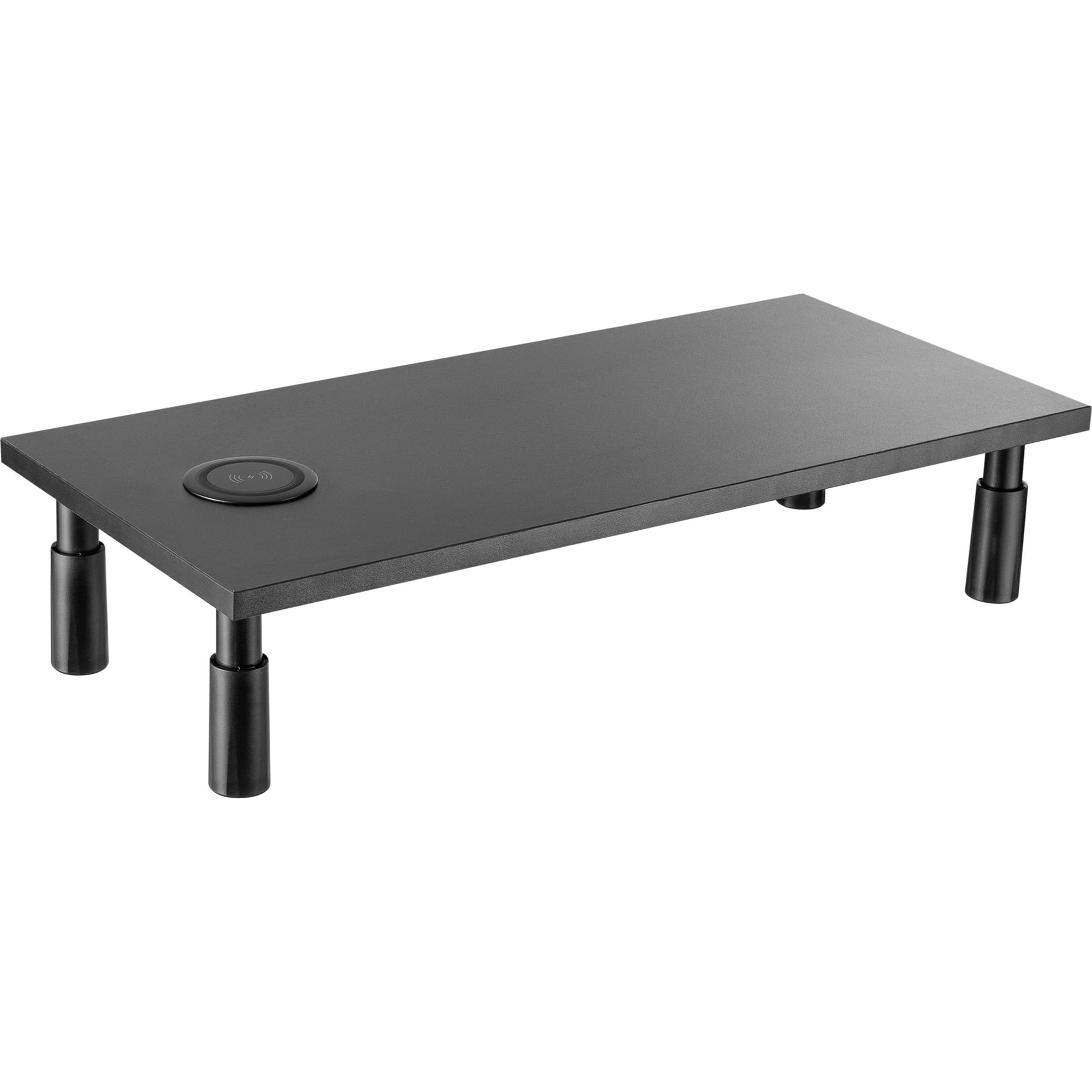 Lorell, LLR99534, Wireless Charging 4-leg Monitor Stand, 1 Each 