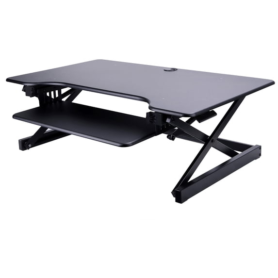 Lorell, LLR99759, Deluxe Adjustable Desk Riser, 1 Each, Black