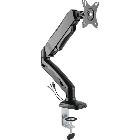 Lorell, LLR99800, Single-monitor Arm, 1 Each, Black