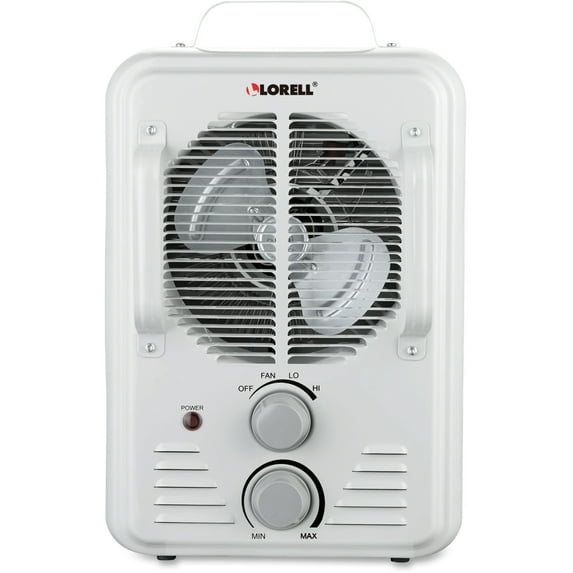 Lorell, LLR99842, Portable Ceramic Heater Fan, White