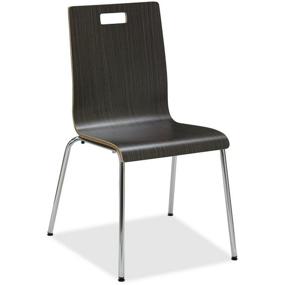 Lorell, LLR99863, Bentwood Cafe Chair, 2 / Carton, Espresso