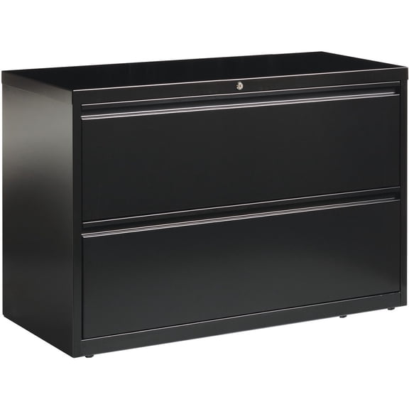 Lorell, LLR60554, Lateral Files, 1 Each, Black