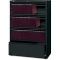 thumbnail image 1 of Lorell, LLR43511, Receding Lateral File with Roll Out Shelves, 1 Each, Black, 1 of 3