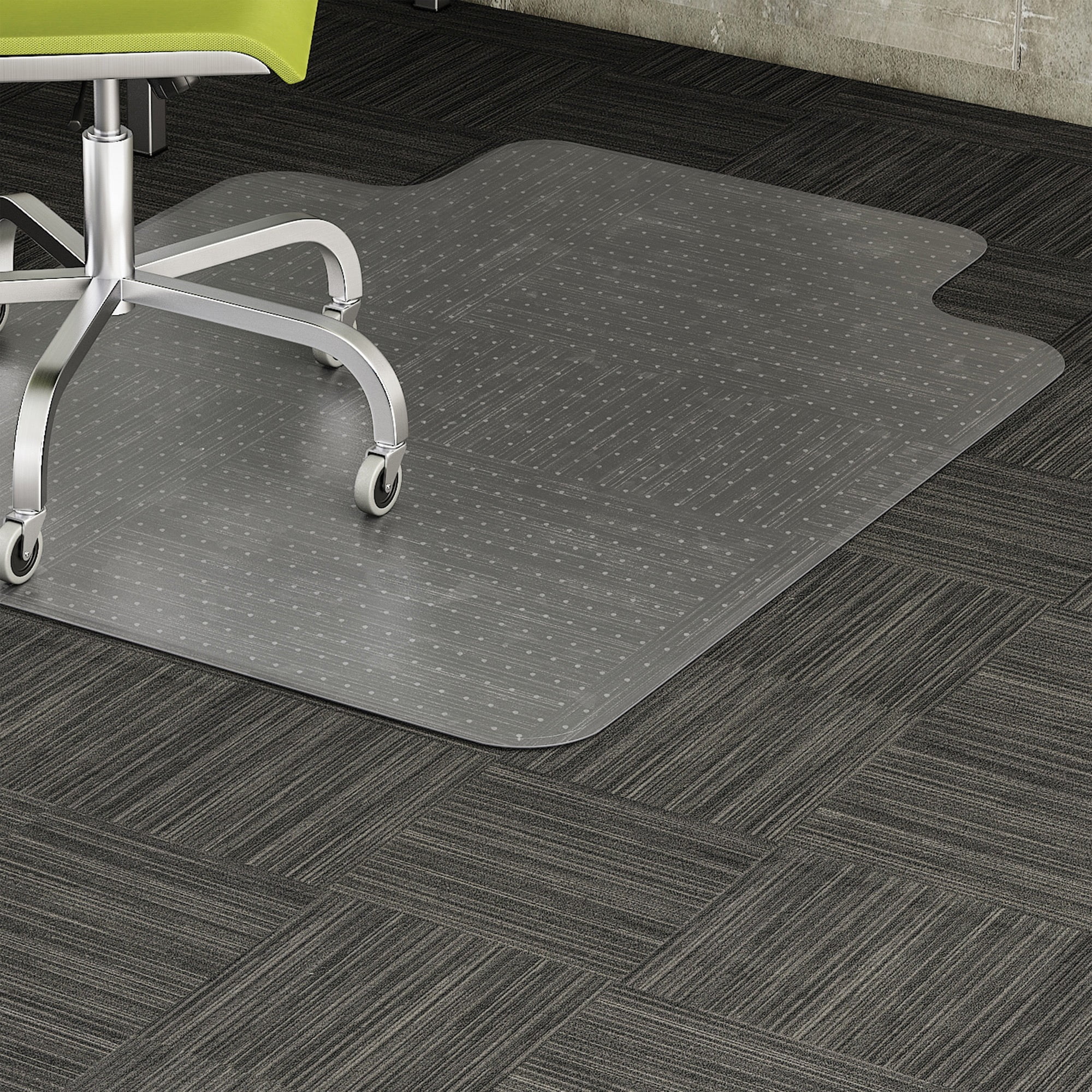 Lorell Tempered Glass Chair Mat