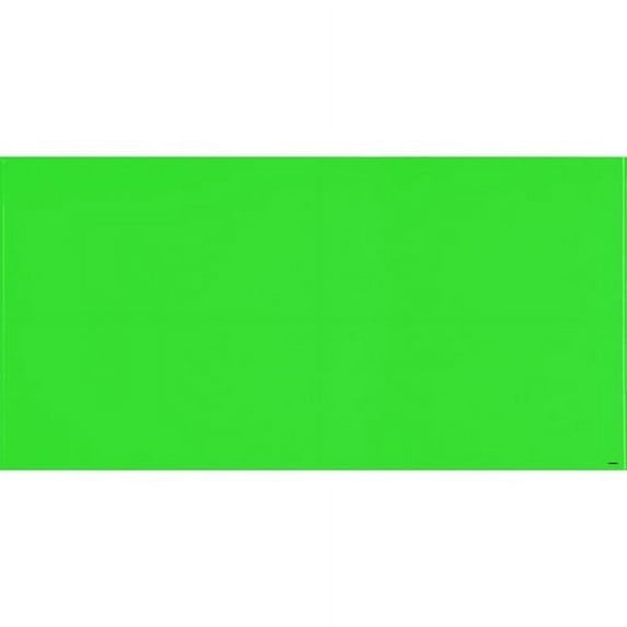 Lorell Magnetic Colored Glass Board 96" (8 ft) Width x 48" (4 ft) Height - Green Glass Surface - Rectangle - 1 Each