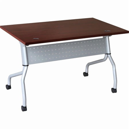 Lorell, Mahogany Flip Top Training Table, 1 Each