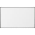 thumbnail image 1 of Lorell Marker Board 72" (6 ft) Width x 48" (4 ft) Height - Porcelain Enameled Steel Surface - Satin Aluminum Frame - Assembly Required - 1 Each, 1 of 3